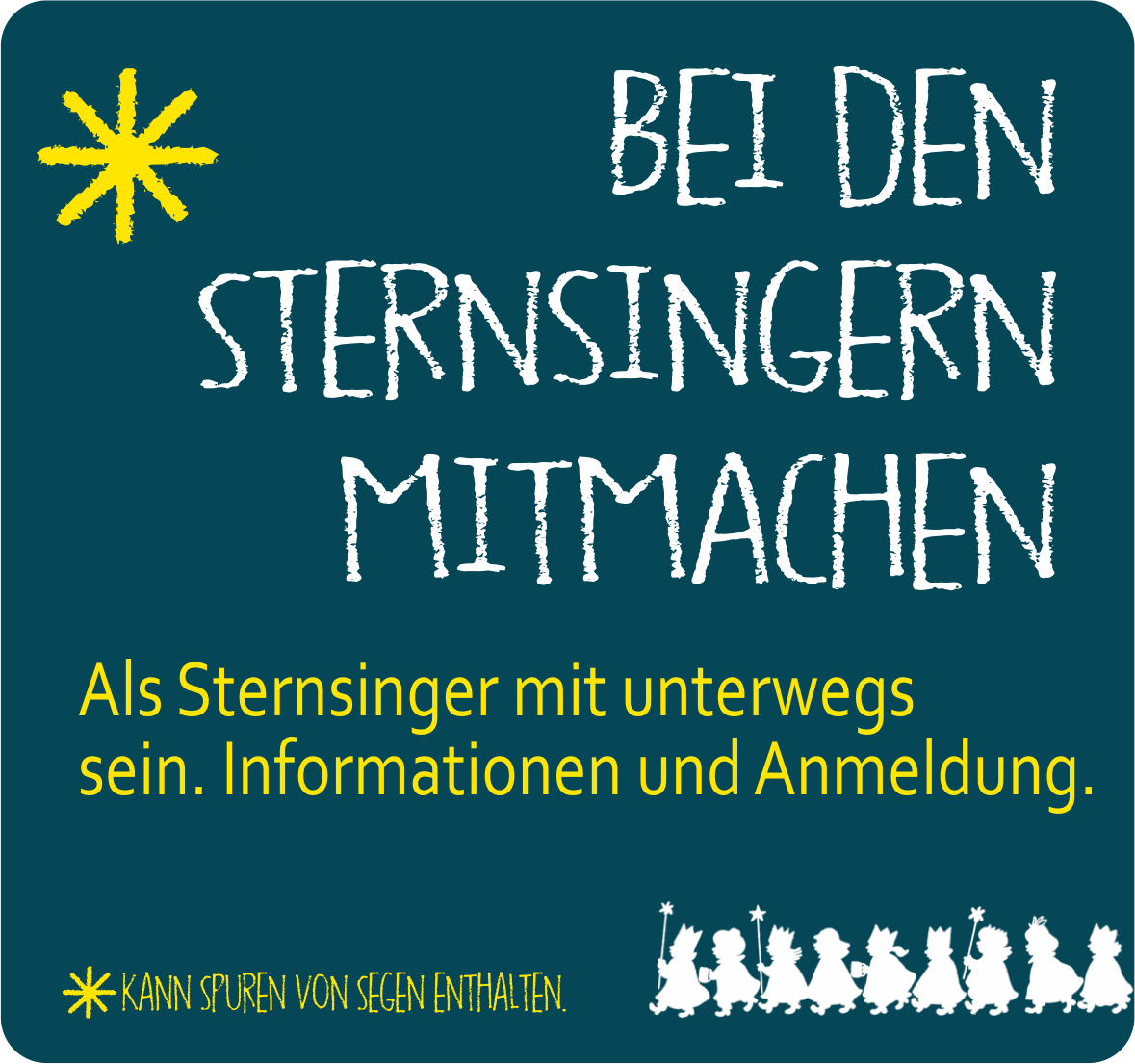 Bei den Sternsingern mitmachen